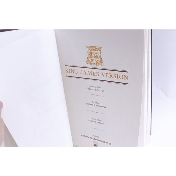 Family Illustrated, Memory Bible, King James Version, Michael E Tatton, 1979, - Picture 3 of 7